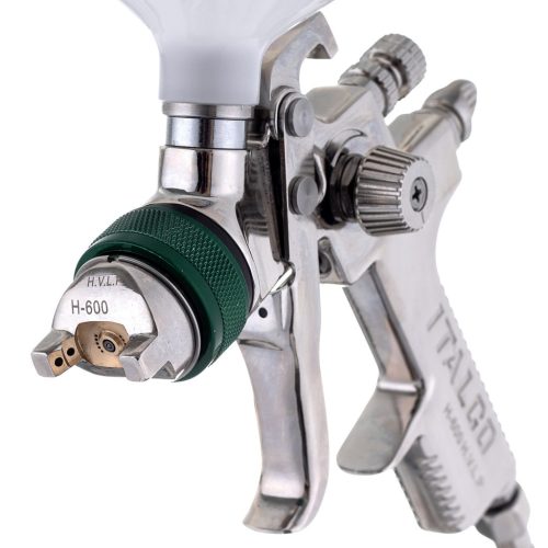 ITALCO H-600 Nagy Térfogat Alacsony Nyomású Professzionális Fémházas Festékpisztoly 1,3 mm-es Fúvókával