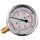 Manométer Glicerin Nyomásmérő 100mm 0-40 bar 1/2" Menetes Rögzítéssel