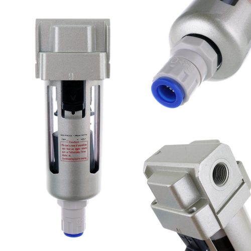 Automatikus Kipufogó 1/4" Légszűrő Szeparátor Víztelenítő 20 mikrométer - AF3000-04DCH