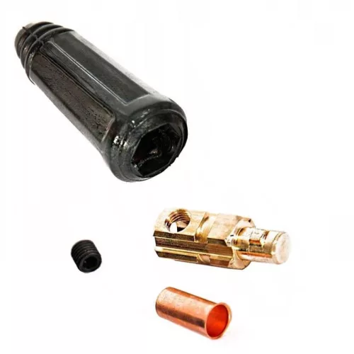 Hegesztőgép Csatlakozó Készlet 35-50mm² 300A, Aljzat és Dugó