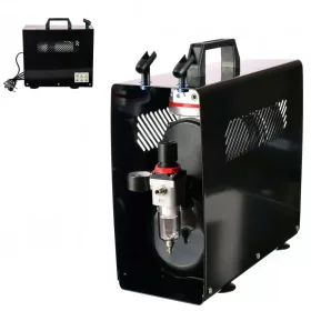   Professzionális Kéthengeres Airbrush Kompresszor 3,5L Tartállyal