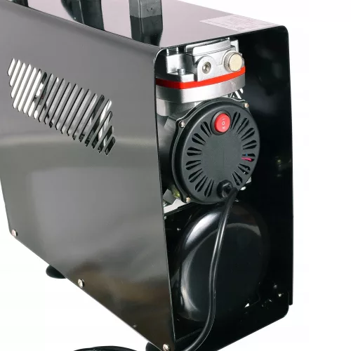 Professzionális Kéthengeres Airbrush Kompresszor 3,5L Tartállyal