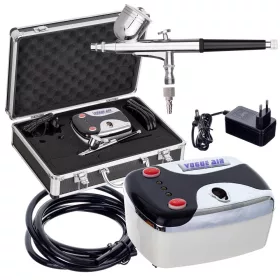   Professzionális Airbrush Készlet Modellezéshez és Testfestéshez
