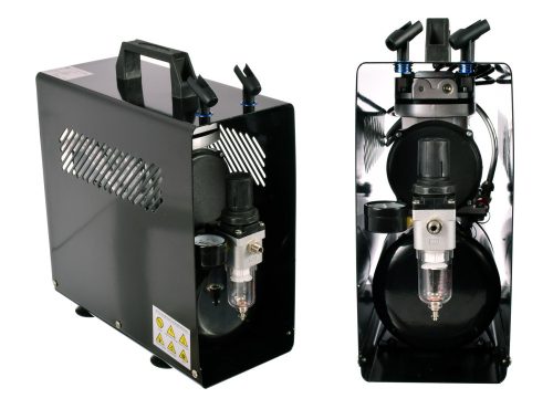 AS-186A 3 Literes Csendes Egy Hengeres Kompresszor Airbrush Tartó Konzollal