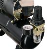 Airbrush kompresszor 2 ventilátorral, 3 literes tartállyal, folyamatos működéshez, fúvókaméret kompatibilitás: 0,2-1,0 mm - AS-326