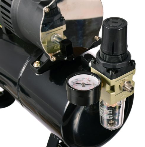 AS-326 Airbrush Kompresszor 3L Tartállyal, Dupla Ventilátorral
