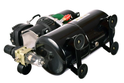 AS-326 Airbrush Kompresszor 3L Tartállyal, Dupla Ventilátorral