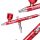 Modellező Mini Airbrush Festékszóró 0,3 mm-es Fúvókával - B-130 Kettős Műveletes Vörös Mini