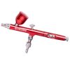 Modellező Mini Airbrush Festékszóró 0,3 mm-es Fúvókával - B-130 Kettős Műveletes Vörös Mini