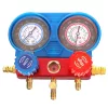 R134A Klíma Nyomásmérő Töltő Készlet, 140cm Tömlő, Kofferben