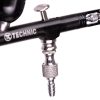 Modellező Mini Airbrush Festékszóró 0,3 mm-es Fúvókával - Technic B-130 Kettős Hatású Fekete Mini