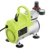 Modellező Kompresszor Airbrush Festékszórókhoz - TC Technic AS18-3, 0,2-1,0 mm Fúvókaméret, 1/6 LE (124W), Automatikus Indítás/Leállítás