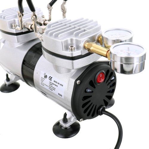 Kétdugattyús Kompresszor és Vákuumszivattyú Airbrush Festékszórókhoz - TC Technic AS30W