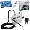Mini Airbrush Kompresszor Készlet Festékszóróval és Tartozékokkal - TC Technic HS08AC-SKF, 0,2 mm Fúvóka, Double Action