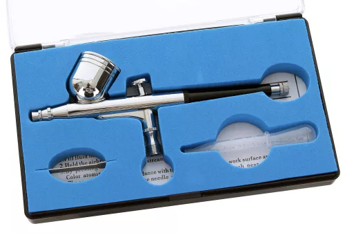 TC Technic HS08AC-SKF Mini Airbrush Kompresszor Szett 0,2mm Fúvókával
