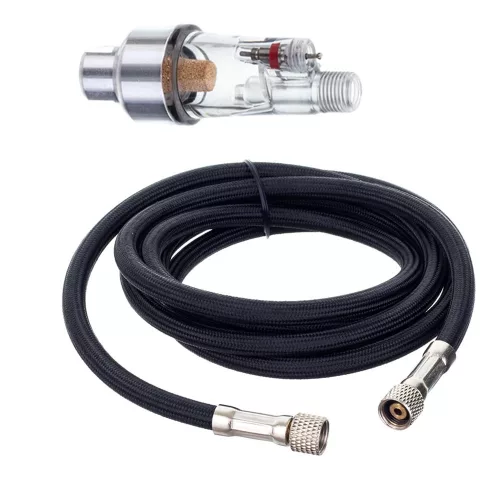TC Technic HS08AC-SKF Mini Airbrush Kompresszor Szett 0,2mm Fúvókával