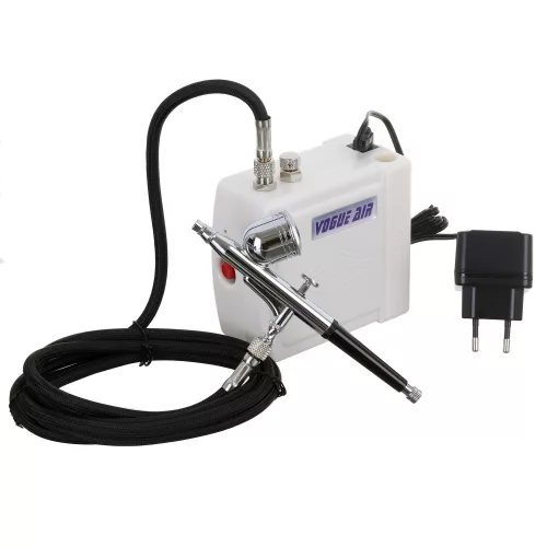 TC Technic HS08AC-SKF Mini Airbrush Kompresszor Szett 0,2mm Fúvókával