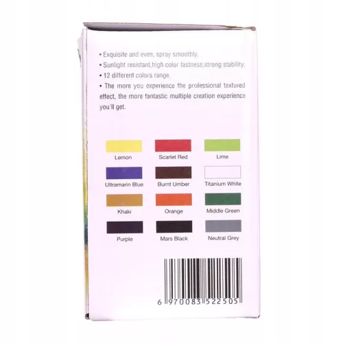 Fengda Timbertech Airbrush Akril Festék Szett – 24 Szín x 30 ml