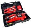 Big Red 820050 KIT - 2 Tonnás Emelő és Támasztó Bak Készlet Műanyag Kofferben Autószereléshez