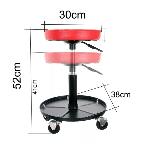 Big Red TR6100A Állítható Magasságú Gurulós Műhelyszék