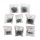 Technic DN-F1340 800 db Hegesztőkapocs Műanyag Hegesztőgépekhez, 0,6-0,8 mm