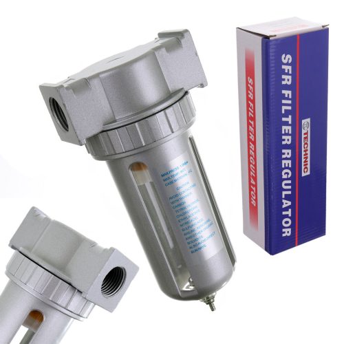 Technic AF80 Légszűrő és Olajleválasztó – 40 mikron, 1/2” (kb. 19 mm) menettel, 4000 l/perc maximális átfolyással