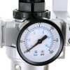 Levegő előkészítő blokk - 40 mikronos légszűrő, nyomásszabályozó és kenőberendezés technikához - 1/2" Technic AFRL80