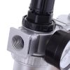 Levegő előkészítő blokk - 40 mikronos légszűrő, nyomásszabályozó és kenőberendezés technikához - 1/2" Technic AFRL80