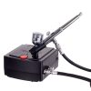 Csendes Mini Airbrush Kompresszor 0,3 mm-es Fúvókával, 25 PSI Maximális Nyomással és Start-Stop Funkcióval - Technic TC-100AK