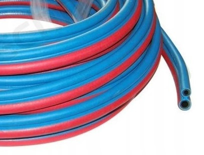 Kombinált Dupla Hegesztő Tömlő TWIN DUET Oxigén Acetilén Propán 6,3 x 9mm - 25m