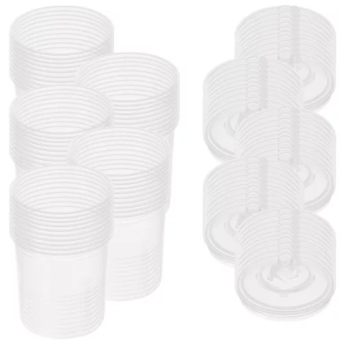 Eldobható Festékkeverő Pohár Szett Szűrőrendszerrel (50 db, 650 ml)