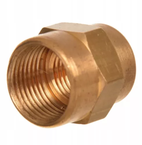 Sárgaréz szűkítő adapter 3/8" belső – 1/4" belső menet