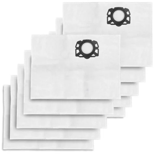 10x szintetikus porzsák és mosható szűrő KARCHER WD2 PLUS, WD3, SE 4001, SE 4002 porszívókhoz (2.863-314.0 / 6.414-552.0 / 6.959-130.0 cikkszámok kiváltására)