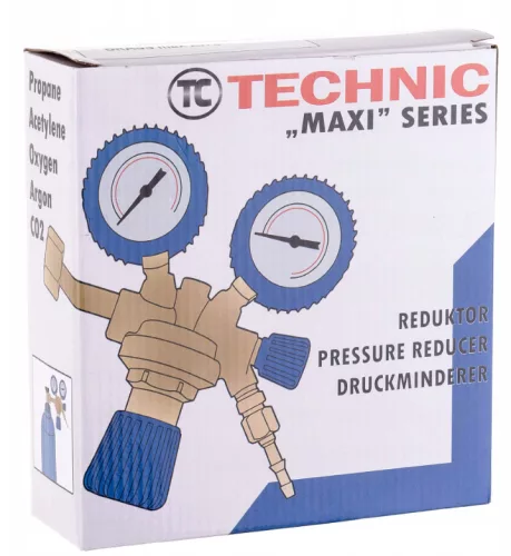 Technic 2078 PB-palack Nyomáscsökkentő Nyomásmérővel (11 kg, 0-4 bar)