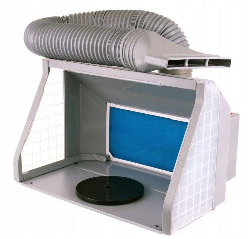 Hordozható Modellező Festőkabin LED Világítással és Állítható Elszívással