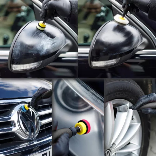 Mini Detailing Polírozó Készlet, 24 részes, Kofferben