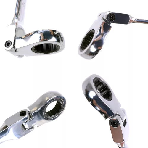 TC Technic 7 részes csuklós racsnis csillag-villáskulcs készlet (8-19 mm)