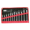 TC Technic Csuklós Racsnis Csillag-Villáskulcs Készlet, 12 részes (8-19 mm)