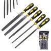 200 mm-es TC Technic JC1545 Lakatos Reszelők Fémhez - 5 darabos Készlet
