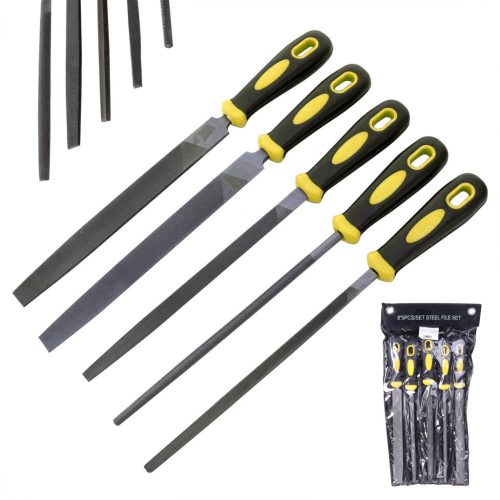 200 mm-es TC Technic JC1545 Lakatos Reszelők Fémhez - 5 darabos Készlet