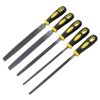 200 mm-es TC Technic JC1545 Lakatos Reszelők Fémhez - 5 darabos Készlet