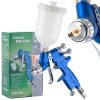 Exkluzív Mini Festékpisztoly Italco H-951 Nagy Térfogat Alacsony Nyomás 0,8 mm 250 ml