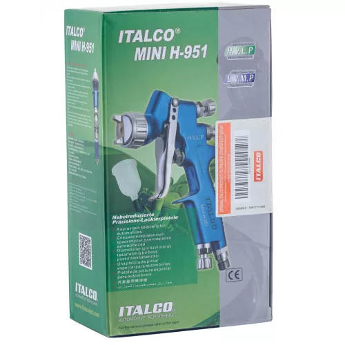 Italco H-951 HVLP Precíziós Mini Festékszóró 0,8 mm