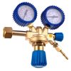 Oxigén Reduktor Nyomáscsökkentő Mérőórával – 300 Bar, G 3/4" TC Technic ZR-38, 0-16 Bar Kimeneti Nyomás, 30 l/perc Áramlás, 6,3 mm Kimeneti Port