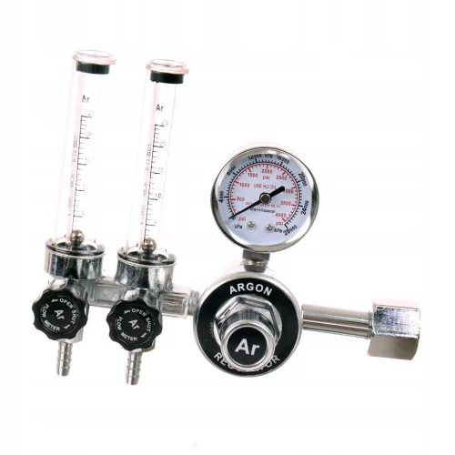 TC Technic ZR-67D CO2/Argon Nyomáscsökkentő Reduktor Két Rotaméterrel