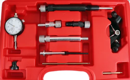 BOSCH VW Befecskendező Szivattyú Beállító Készlet, 0-8 mm Mérőórával