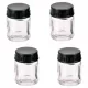 BD-01 Airbrush Üvegtartály Készlet, 22 ml (4 darab)