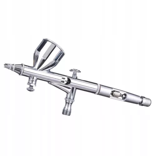 Airbrush Készlet 0,2-0,5 mm Fúvókákkal és Kiegészítőkkel