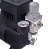 FENGDA AG-420 Kompresszor Légkeféhez 2x Ventilátorral, 4,5 Bar Nyomáscsökkentővel és Szűrővel