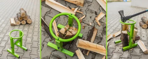 TC Technic LS-200 Kézi Fahasító Állvány, 20 cm-es rönkökhöz